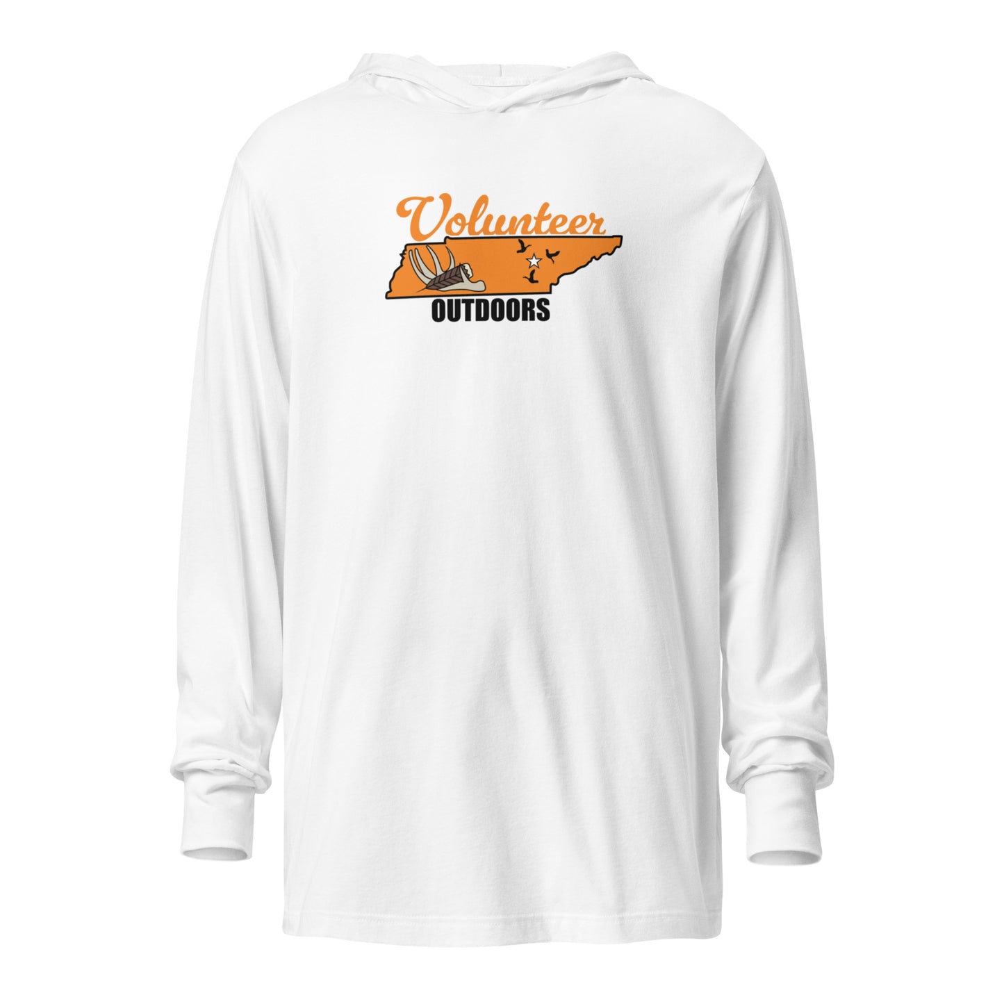 Hooded long-sleeve tee