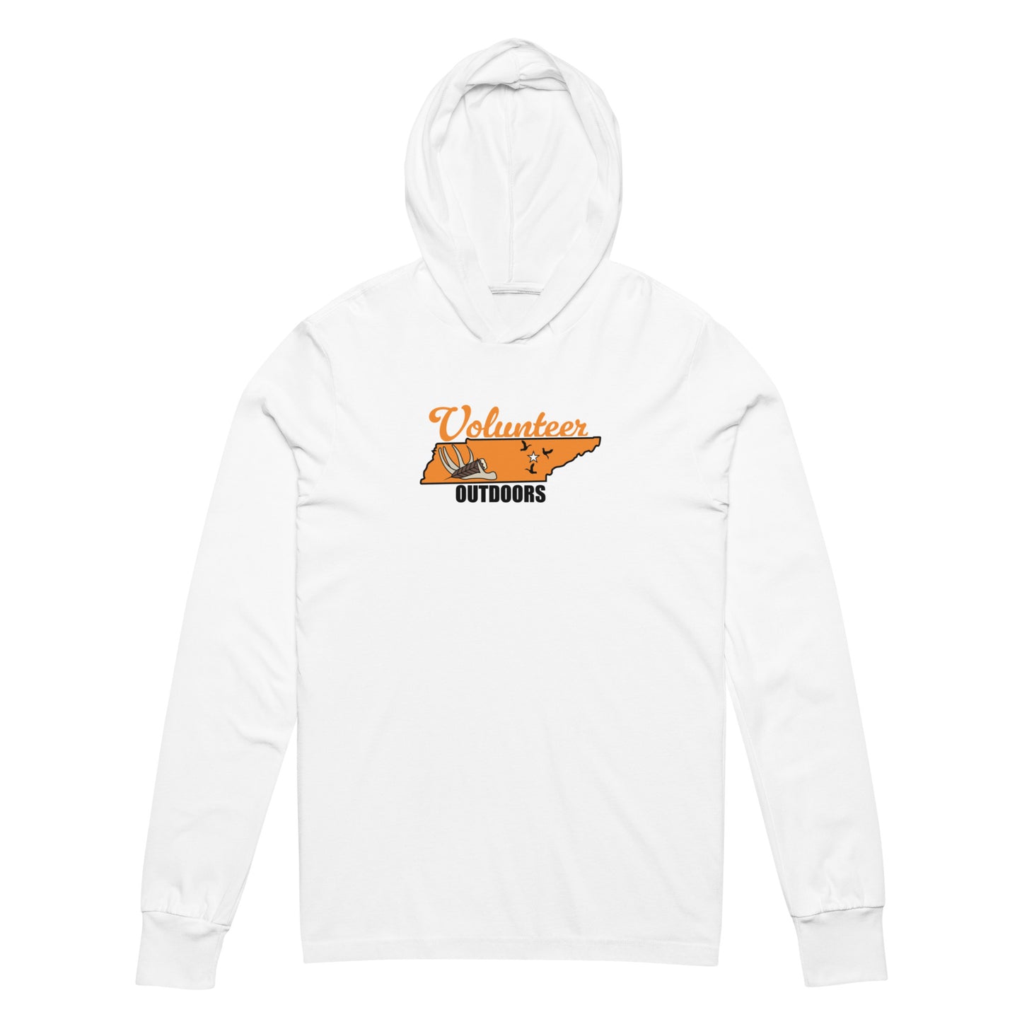 Hooded long-sleeve tee